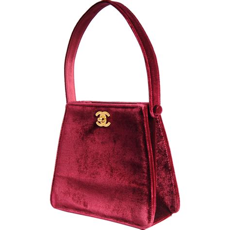 chanel red bag price|chanel red velvet bag.